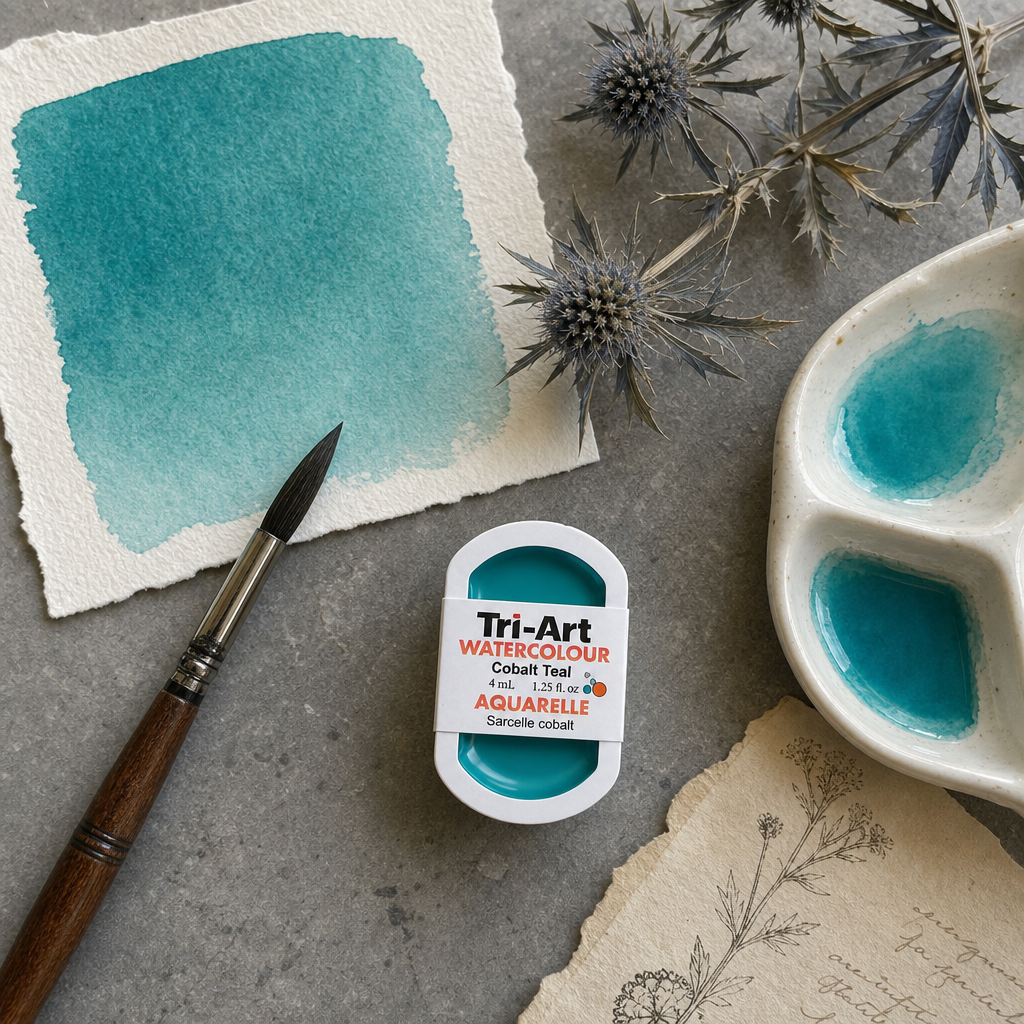 Tri-Art Water Colours - Cobalt Teal