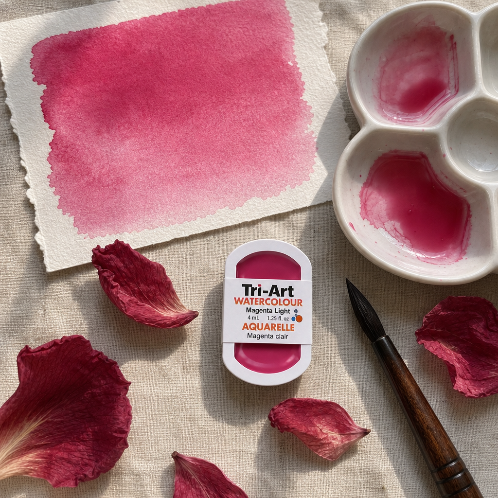 Tri-Art Water Colours - Magenta Light
