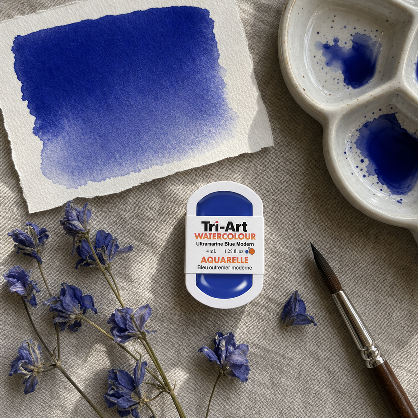 Tri-Art Water Colours - Ultramarine Blue Modern