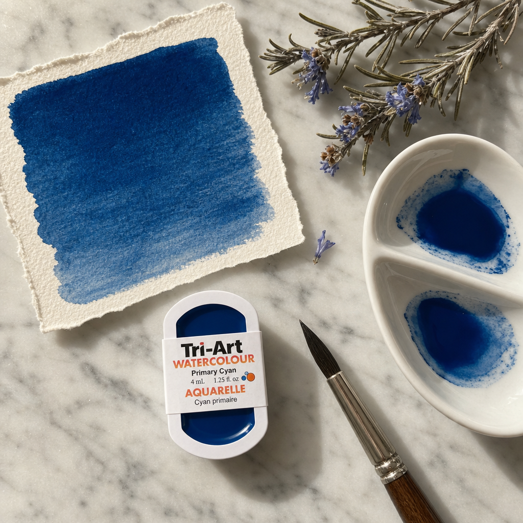 Tri-Art Water Colours - Primary Cyan