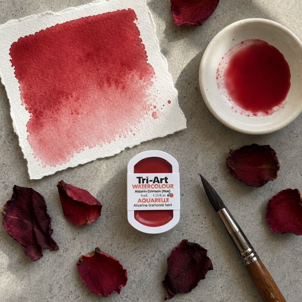Tri-Art Water Colours - Alizarin Crimson