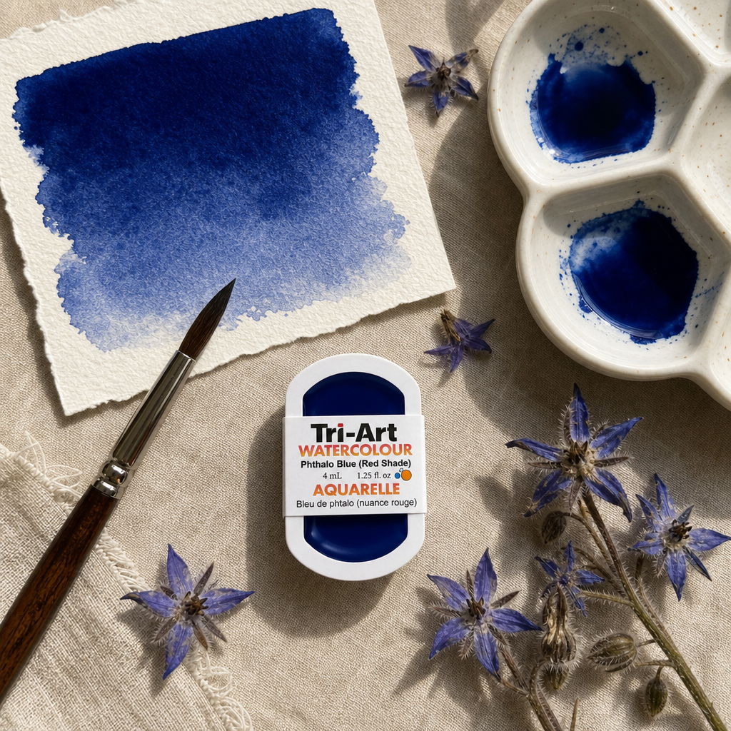 Tri-Art Water Colours - Phthalo Blue Red Shade