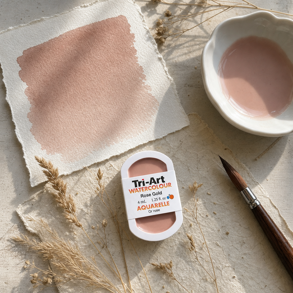 Tri-Art Water Colours - Rose Gold