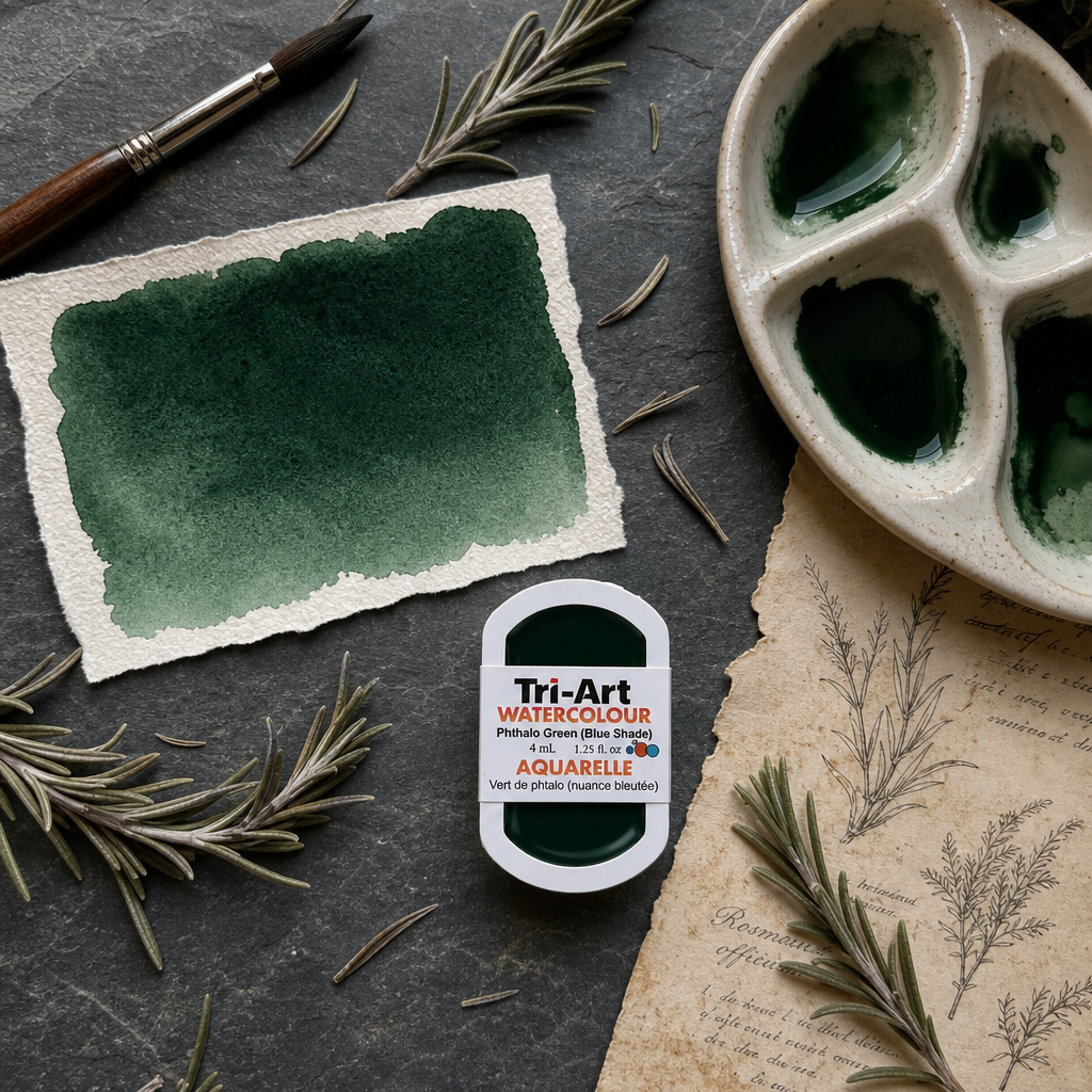 Tri-Art Water Colours - Phthalo Green Yellow Shade