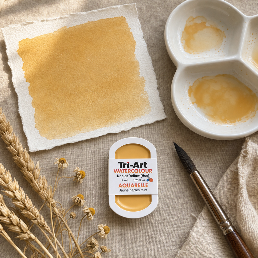 Tri-Art Water Colours - Naples Yellow Hue