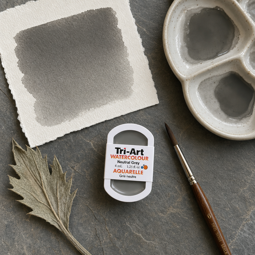 Tri-Art Water Colours - Neutral Grey