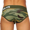 ORLVS Army Camouflage Cotton Pouch Brief underwear pant  for Men