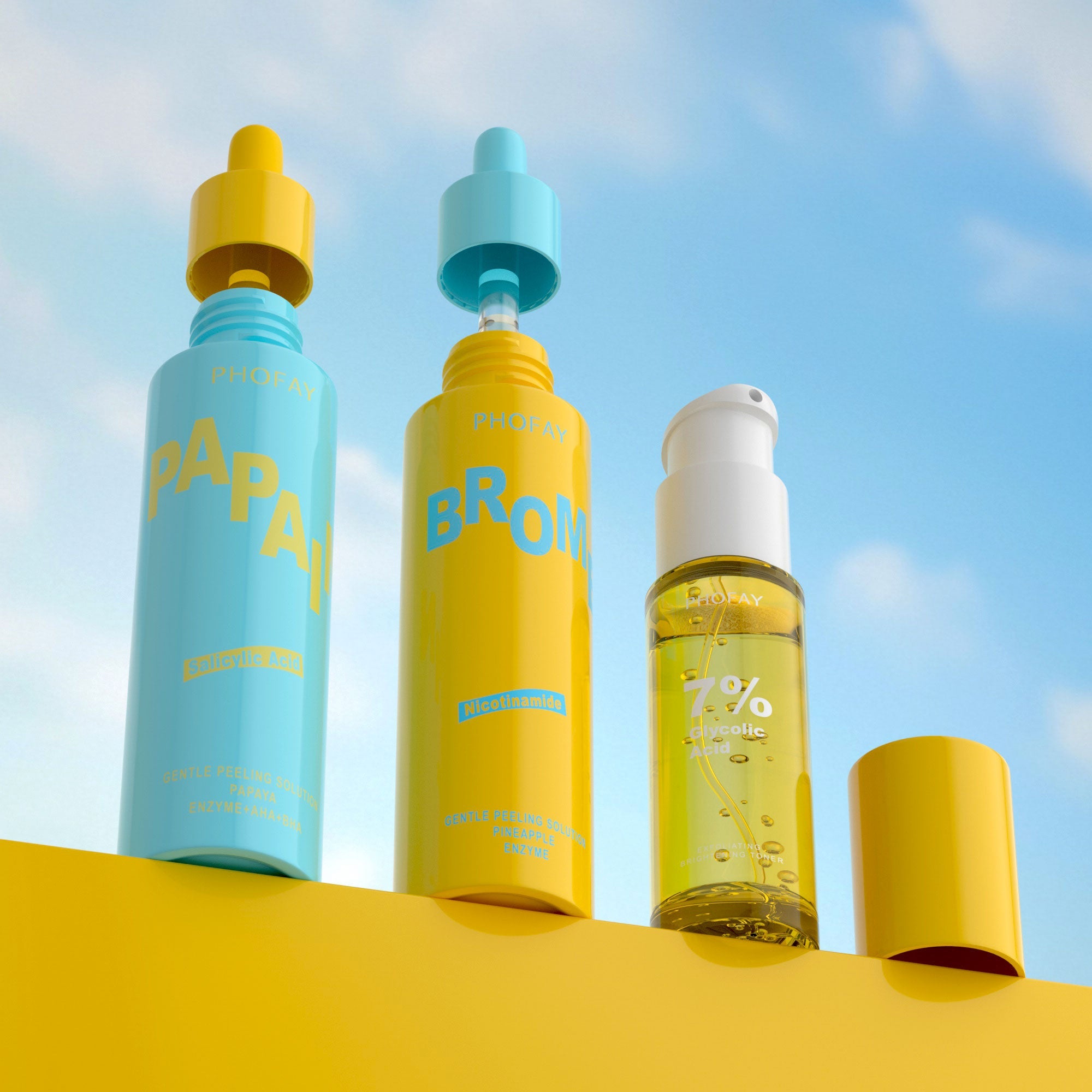 Phofay Exfoliating Face Scrub Set – Deep Pore Cleansing & Skin Renewal