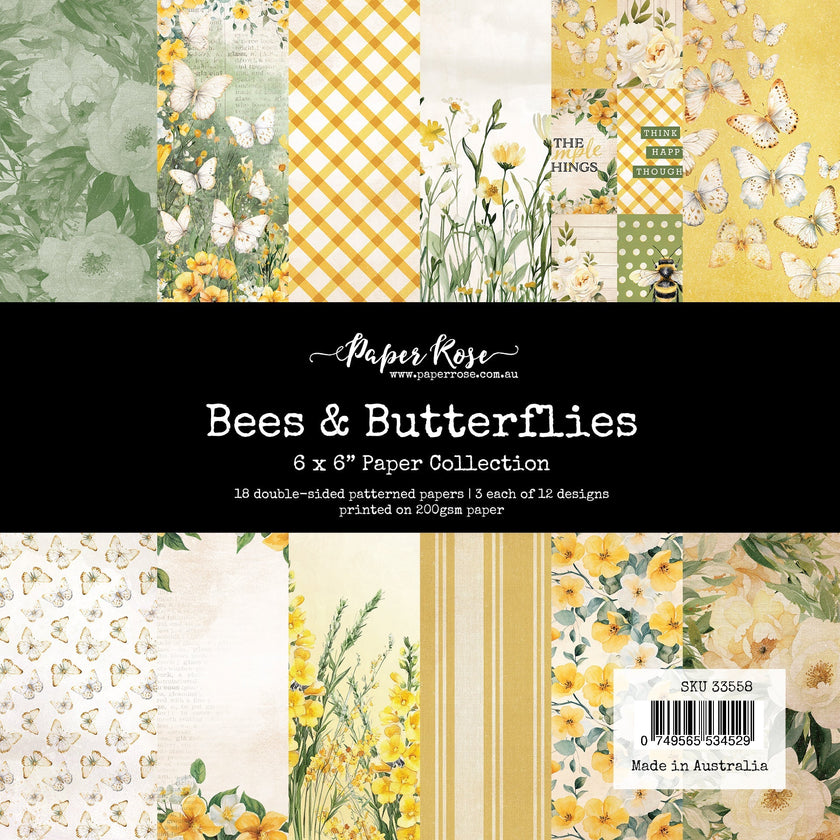 Bees & Butterflies 6x6 Paper Collection 33558
