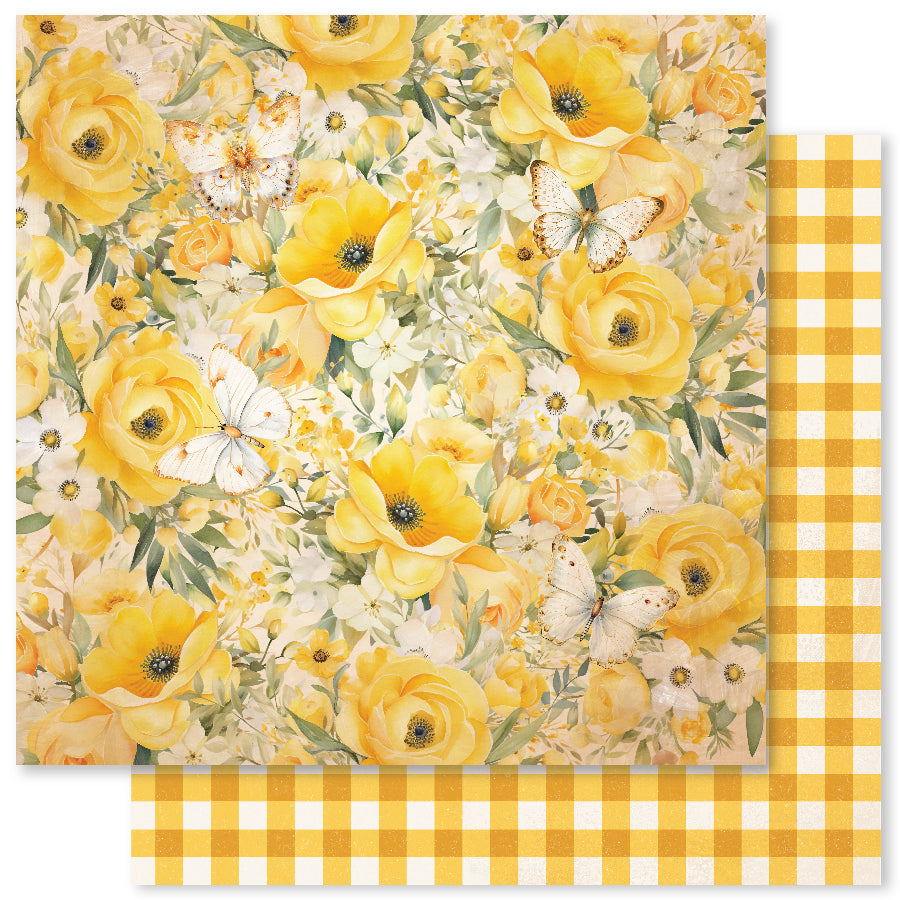 Bees & Butterflies Basics C 12 x 12 Paper (12 pc Bulk Pack) 33570