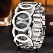 Stainless steel bracelet watch for ladies