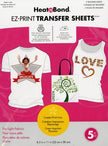 HeatnBond EZ Print Transfer Sheets 8.5in x 11in 5pk