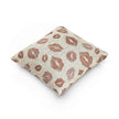 Kiss Pattern Woven Pillow | Decorative Throw Pillow for Home & Outdoor