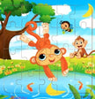 Wooden jigsaw puzzle toy