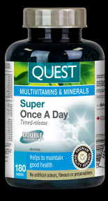 Quest - The Quest For Health - Super Once A Day Multi - TR (180tab)