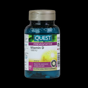 Quest - The Quest For Health - Vitamin D 1000 IU (90tab)