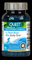 Quest - The Quest For Health - For Teen Boys His Daily One (90caps)