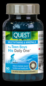 Quest - The Quest For Health - For Teen Boys His Daily One (90caps)