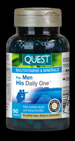 Quest - The Quest For Health - For Men His Daily One (90caps)