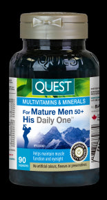 Quest - The Quest For Health - For Mature Men 50+ His Daily One (90caps)