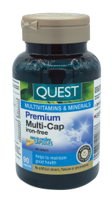 Quest - The Quest For Health - Premium Multi-Cap Iron-Free (90caps)