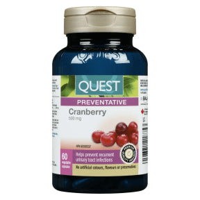 Quest - The Quest For Health - Cranberry 500mg (60caps)