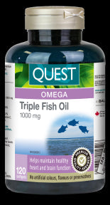 Quest - The Quest For Health - Triple Fish Oil 1000 Mg (120sg)