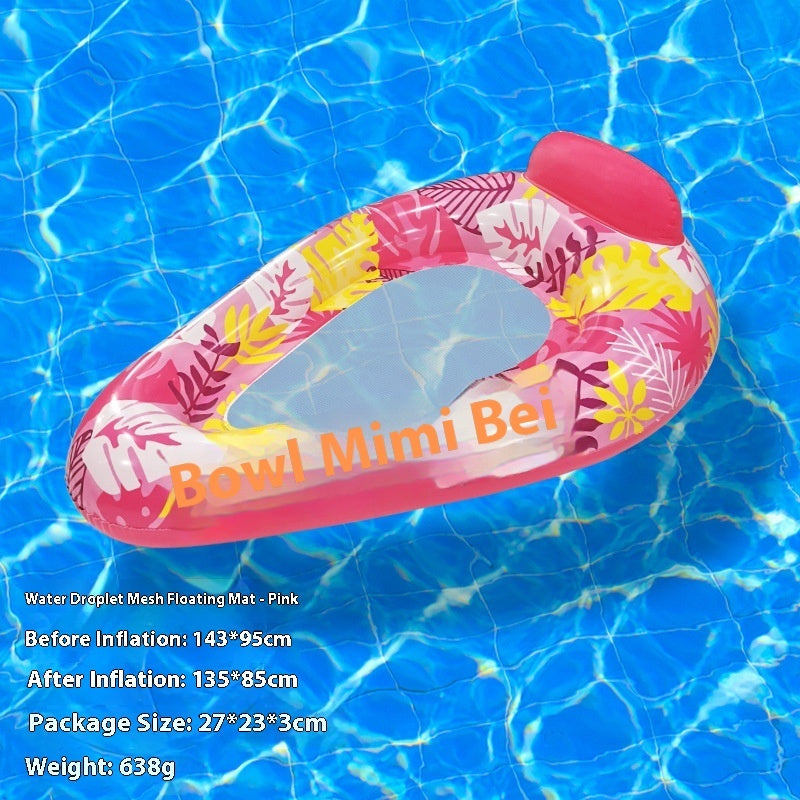 PVC Thick Sequins Wave Inflatable Floating Row