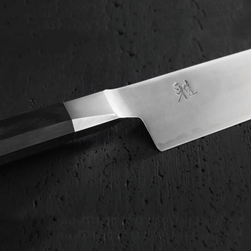 MIYABI 4000 FC Couteau Nakiri 6,5 pouces – Manche noir
