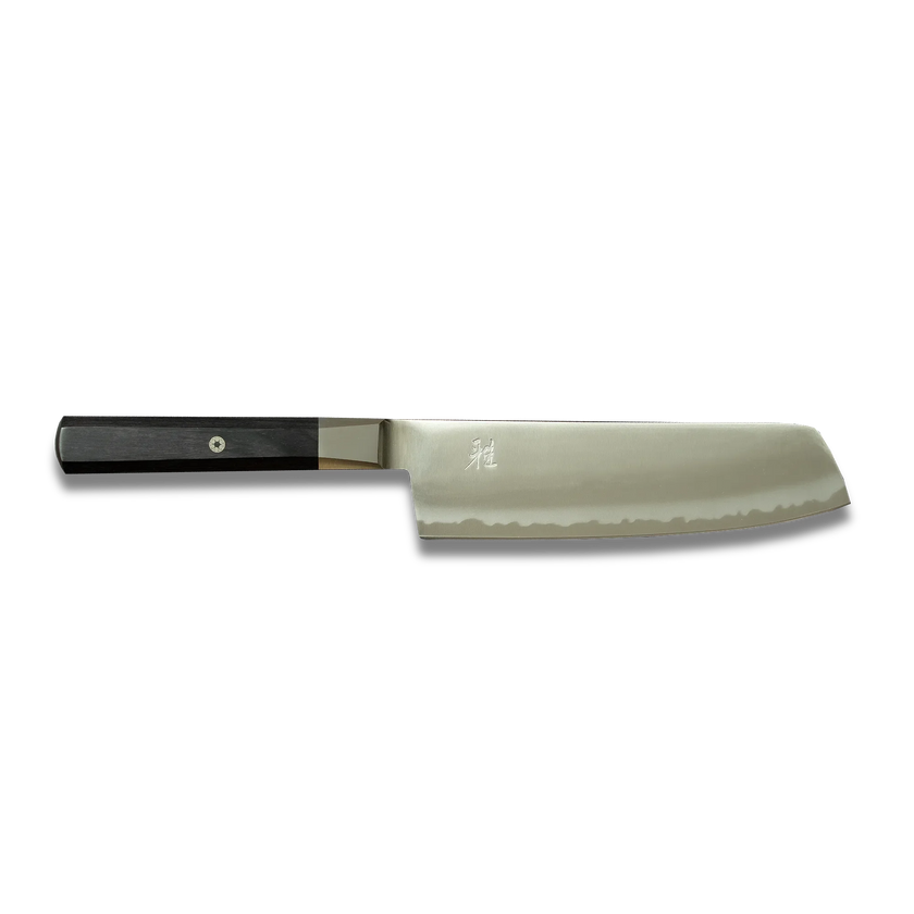 MIYABI 4000 FC Couteau Nakiri 6,5 pouces – Manche noir