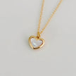 Aisha Mother of Pearl Heart Necklace
