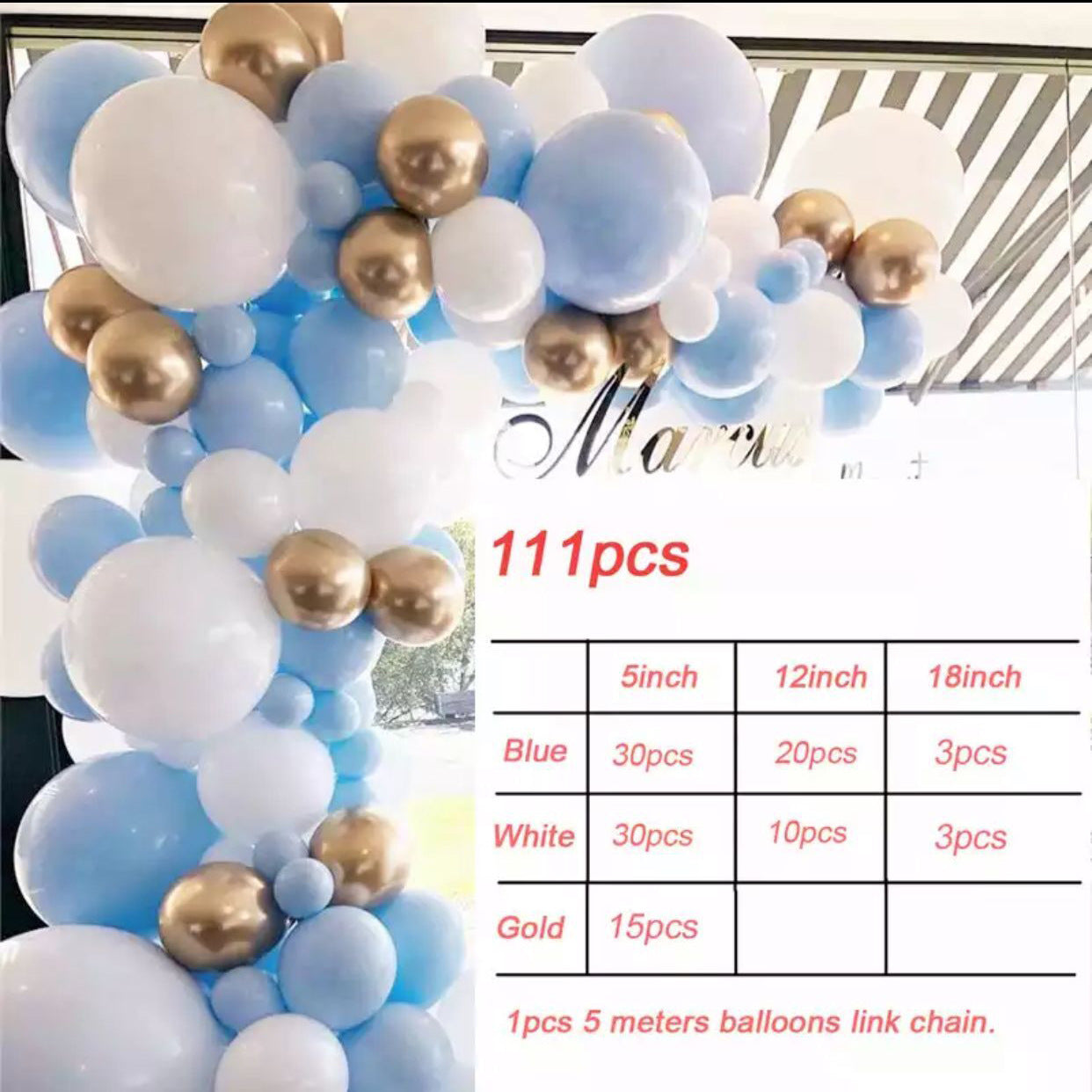 Balloon Garland Arch Kit – Multi-Style Party Decoration Set