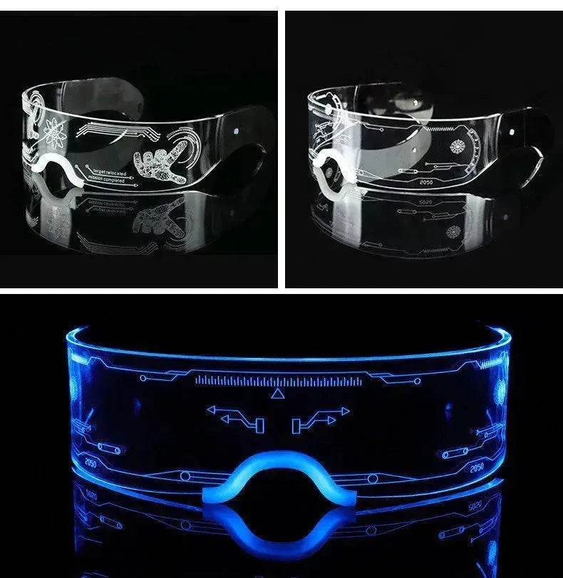 3D Luminous LED Light Up Glasses – Rave, Cosplay & Party Eyewear