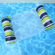 Inflatable Pool Float Lounger – Foldable Striped Floating Row for Adults