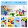 PicassoTiles - PicassoTiles 600pc Building Interlocking Chips