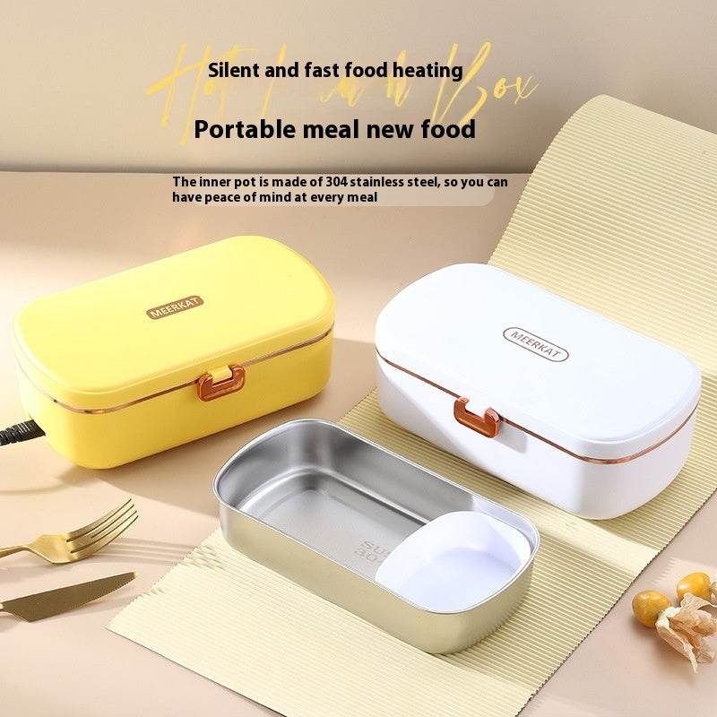 Office Work Portable Stainless steel Electric Lunch Box food warmer
