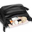 Women's Multi-Pocket PU Leather Shoulder Bag – Large Capacity Crossbody Hobo