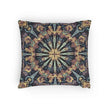 Geometric Mandala Woven Pillow | Boho Mosaic Throw Cushion