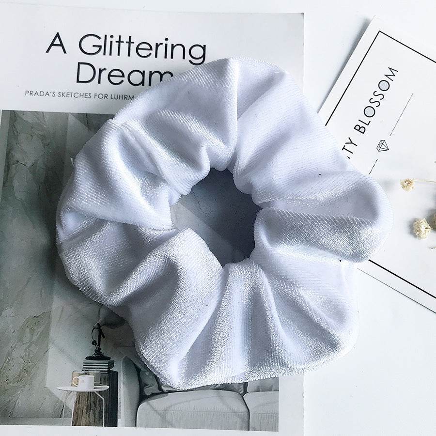 Fashion Velvet Scrunchies for Hair Ponytail Holder