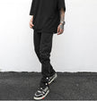Ankle Snap Denim jeans Pant men straight leg