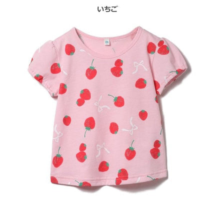 [Official Nishimatsuya Product] MD Lemon Strawberry Sora T-shirt 3
