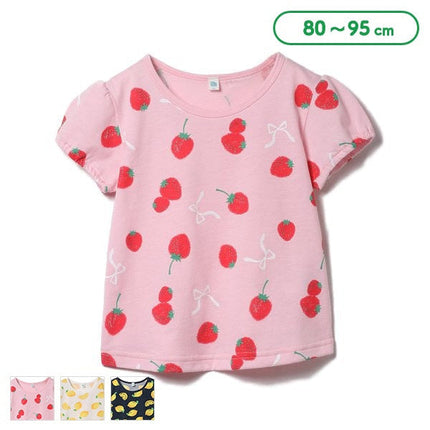 [Official Nishimatsuya Product] MD Lemon Strawberry Sora T-shirt 3
