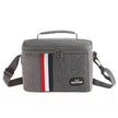 Striped Insulated Lunch Bag – Korean-Style Cloth Tote