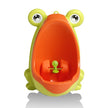 Wall Mounted Potty Trainer Toilet Frog Toddler Boy Urinal with Aiming Target