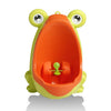 Wall Mounted Potty Trainer Toilet Frog Toddler Boy Urinal with Aiming Target