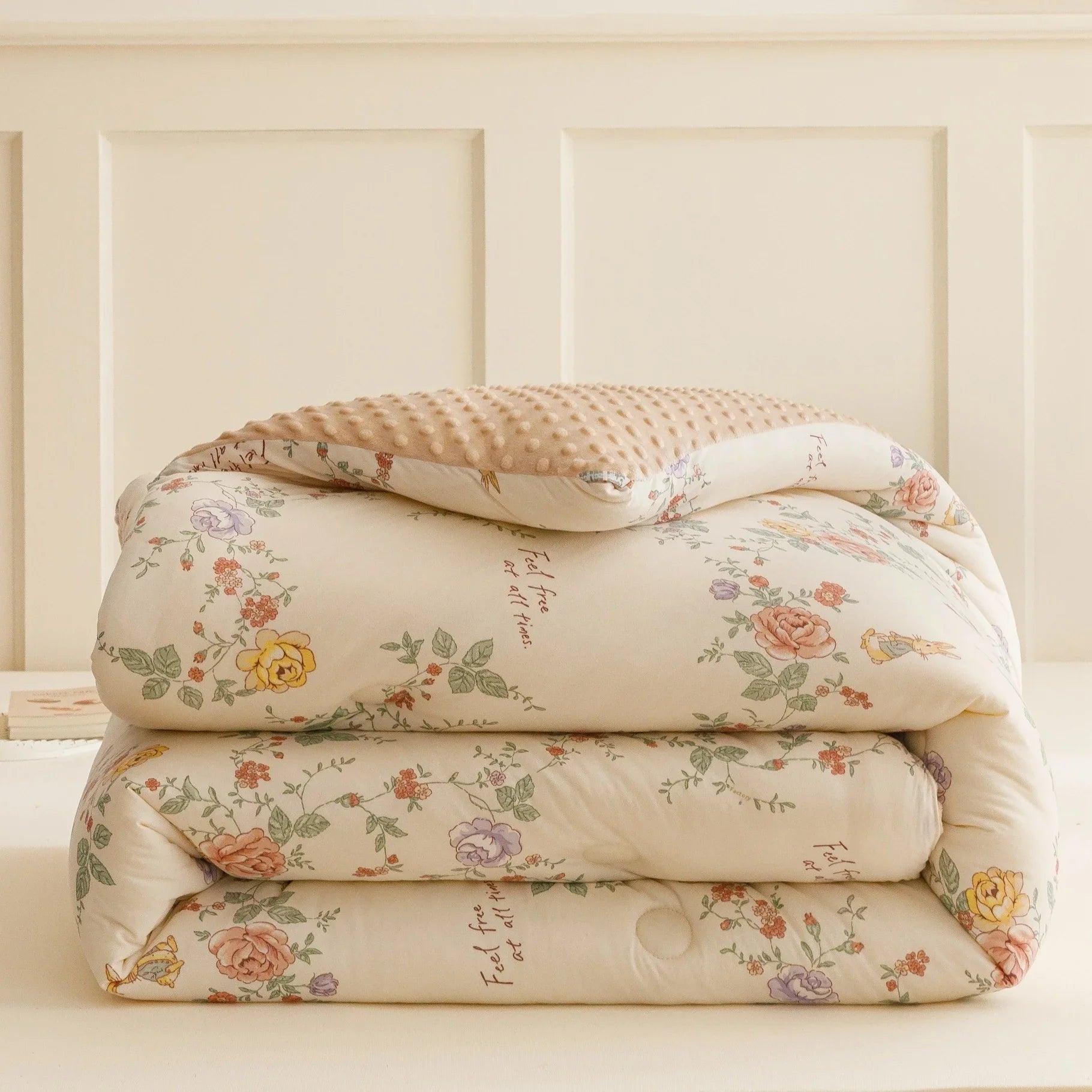 Beanie Velvet Quilt Soybean Fiber Duvet Insert Autumn And Winter