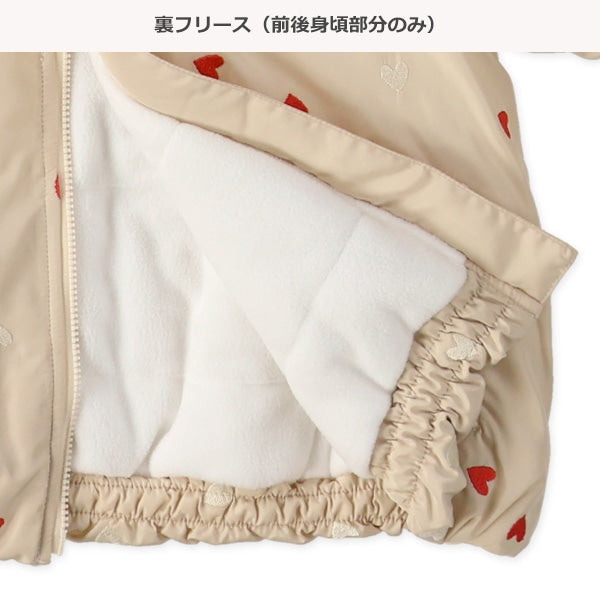 西松屋 ELFINDOLL 中綿ハート刺繍ジャケット 正規品