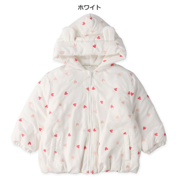 西松屋 ELFINDOLL 中綿ハート刺繍ジャケット 正規品