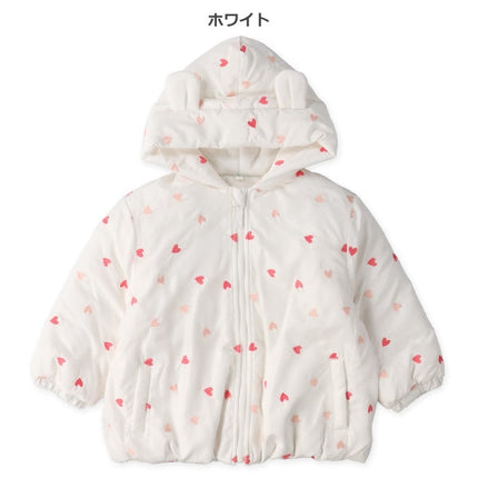 西松屋 ELFINDOLL 中綿ハート刺繍ジャケット 正規品