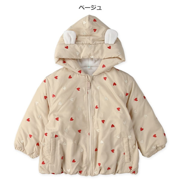 西松屋 ELFINDOLL 中綿ハート刺繍ジャケット 正規品